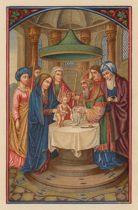 Circumcisio Domini (chromolitho) de Austrian School