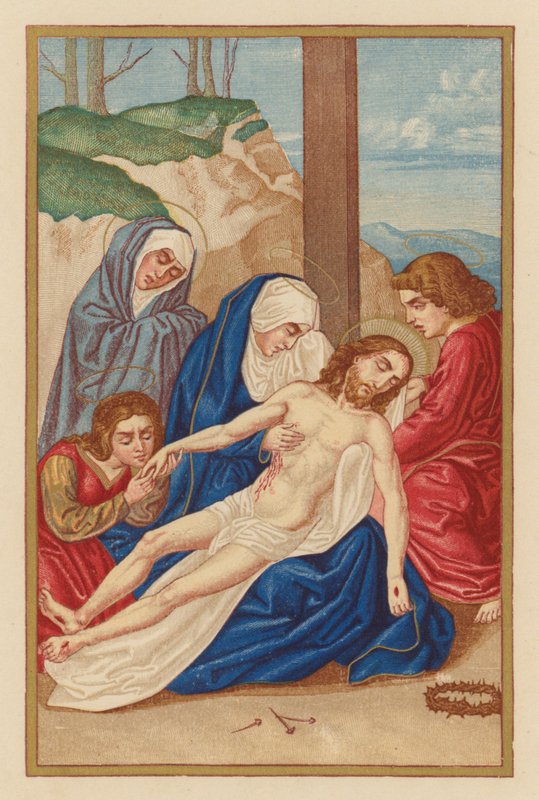 Depositio D N J Chr (chromolitho) de Austrian School