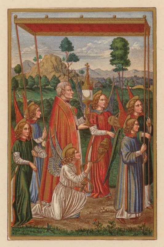 Festum Corporis D N J Chr (chromolitho) de Austrian School