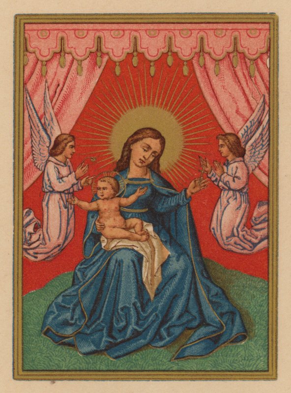 Mater Dei (chromolitho) de Austrian School