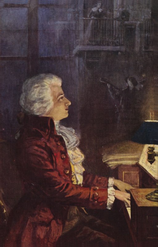 Retrato de Wolfgang Amadeus Mozart de Austrian School