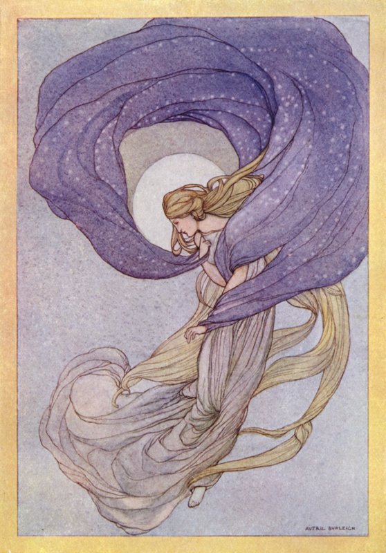 John Keats: Endymion (lito colorido) de Averil Mary Burleigh