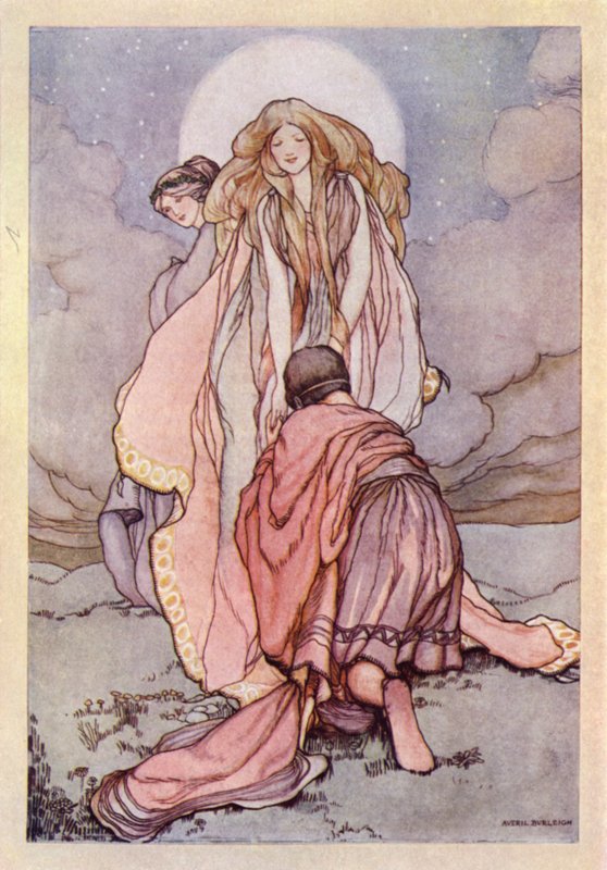 John Keats: Endymion (cor litho) de Averil Mary Burleigh