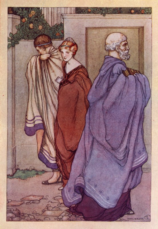 John Keats: Lamia (cor litho) de Averil Mary Burleigh