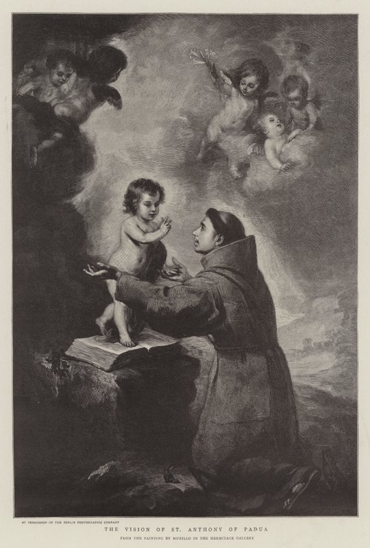 A visão de Santo Antônio de Pádua de Bartolomé Esteban Murillo