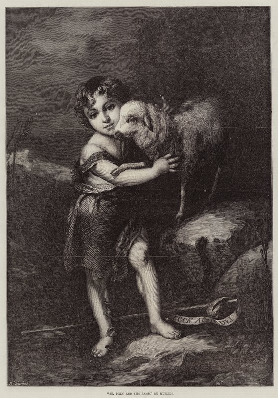 São João e o Cordeiro de Bartolomé Esteban Murillo