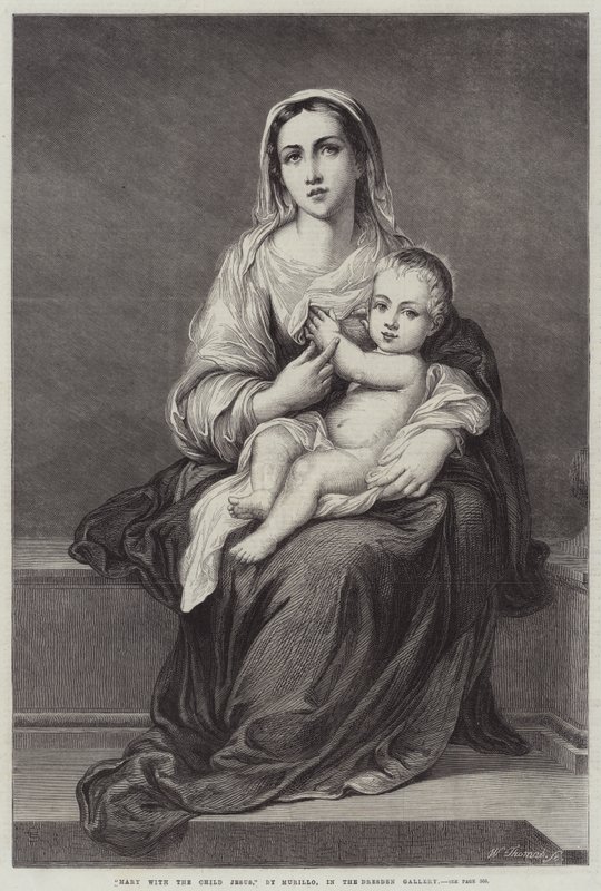 Maria com o Menino Jesus de Bartolomé Esteban Murillo