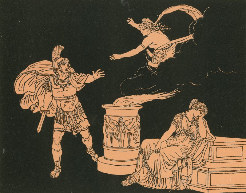 Aeneas e Helen de Bartolomeo Pinelli