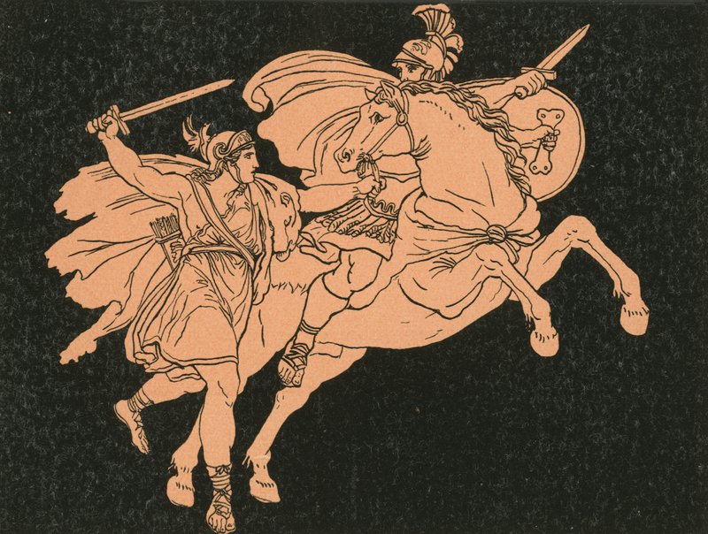 Camilla e o filho de Aunus de Bartolomeo Pinelli