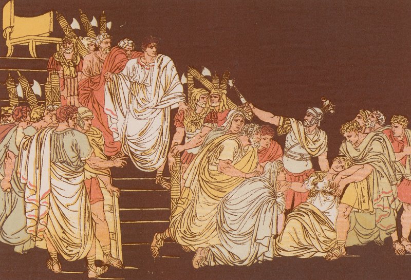 A morte da Virgínia de Bartolomeo Pinelli