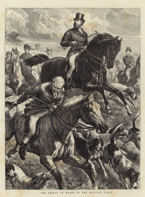 O Príncipe de Gales no Campo de Caça de Basil Bradley