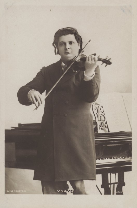 Eugene Ysaye, violinista belga, compositor e maestro de Belgian Photographer