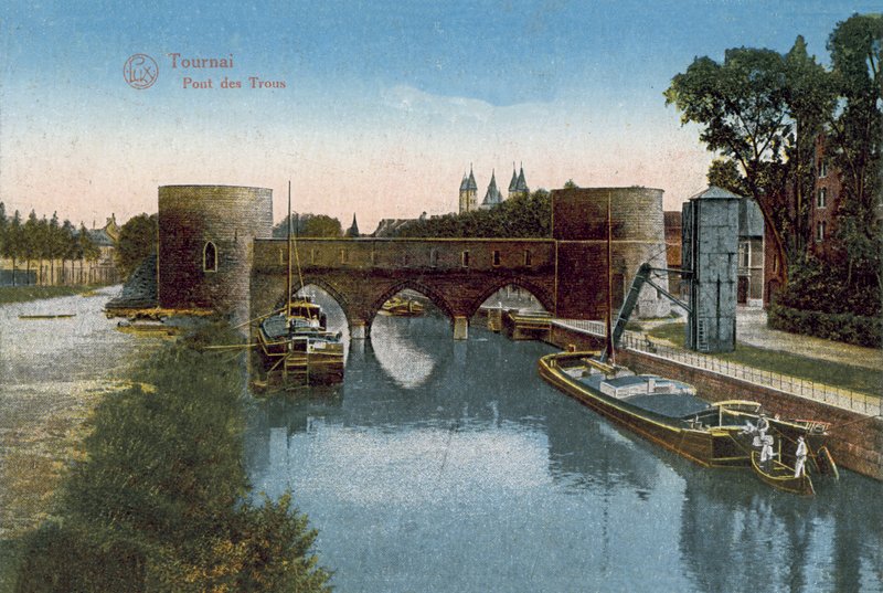 Tournai: Pont des Trous (fotografia a cores) de Belgian Photographer