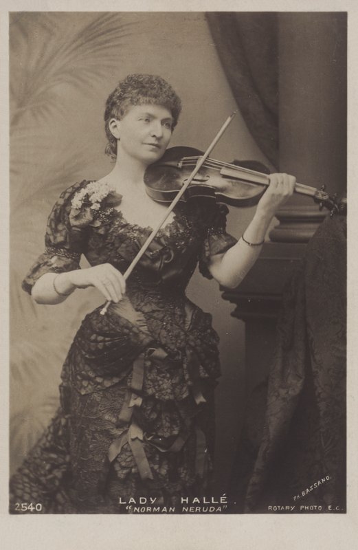 Wilma Neruda, Lady Halle, violinista da Morávia de Belgian Photographer
