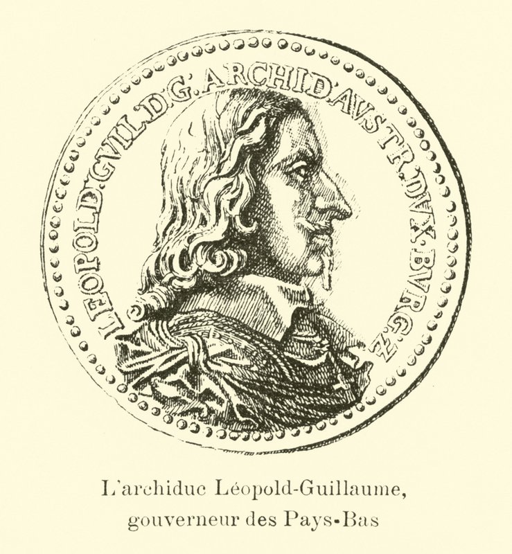 Arquiduque Leopold Wilhelm da Áustria, governador dos Países Baixos de Belgian School
