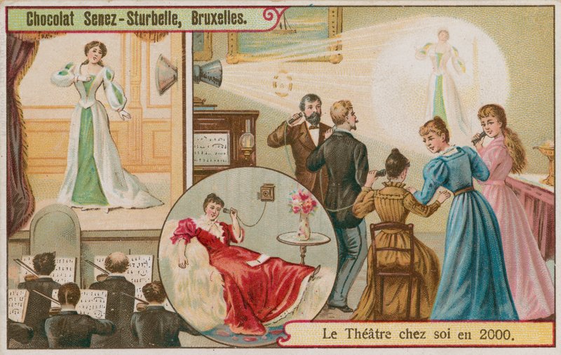 Apreciando o teatro em sua própria casa em 2000 de Belgian School