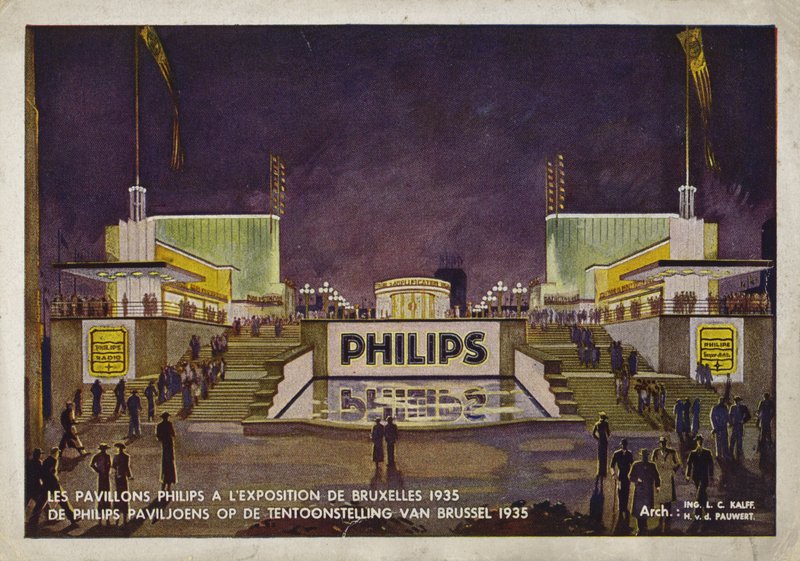 Pavilhões Philips, Exposição Internacional de Bruxelas, 1935 de Belgian School