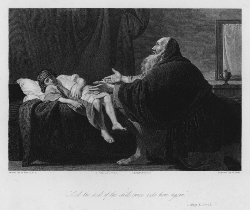 Elijah Levanta o Filho da Viúva de Benjamin (after) West