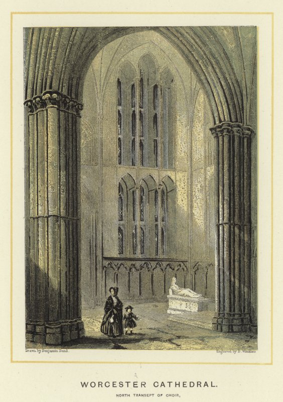 Catedral de Worcester, transepto norte do coro de Benjamin Baud