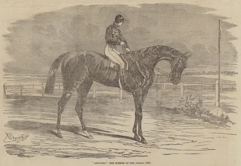 Andover, o vencedor do Derby, 1854 de Benjamin Herring