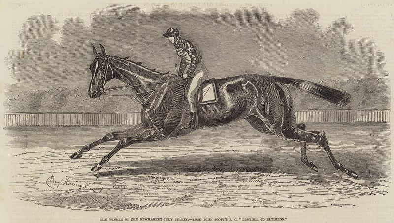 O vencedor do Newmarket July Stakes, o irmão de Lord John Scott BC para Elthiron de Benjamin Herring
