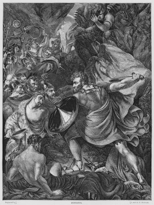 Dentatus (gravura) de Benjamin Robert (after) Haydon