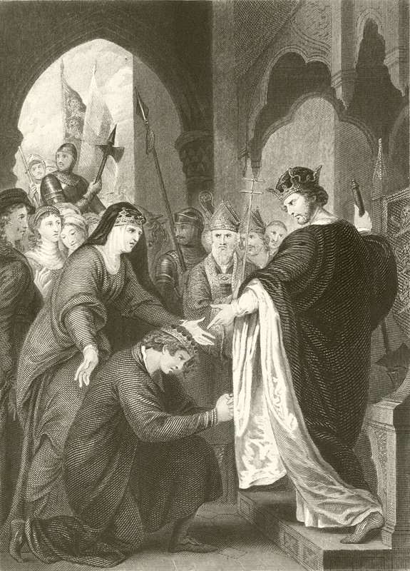A submissão do príncipe John a Richard I de Benjamin West