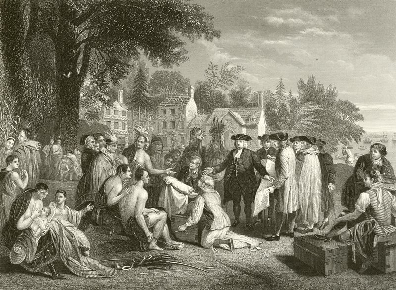 Tratado de William Penn com os índios de Benjamin West