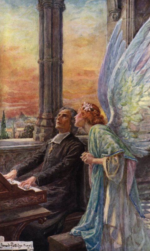 Cena do Abt Vogler por Robert Browning de Bernard Partridge