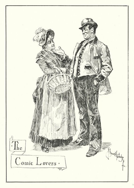 Os Amantes da BD (gravura) de Bernard (after) Partridge
