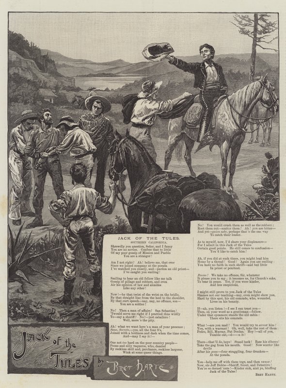Jack of the Tules, de Bret Harte de Bernard Partridge