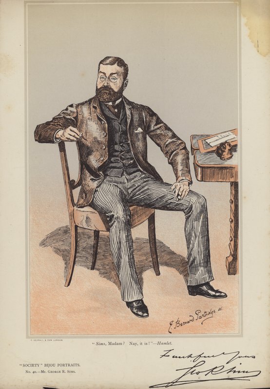 Mr George R Sims de Bernard Partridge