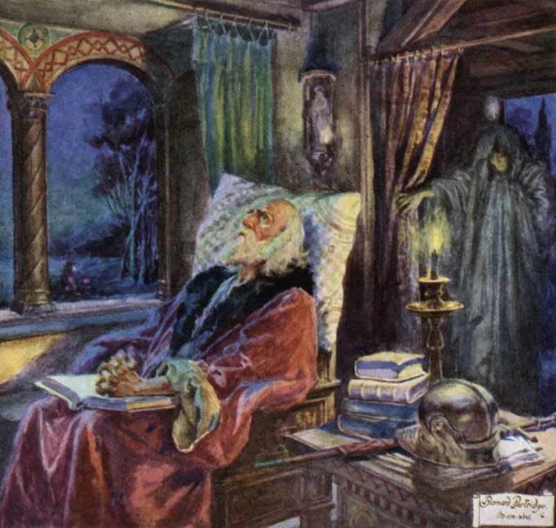 Cena do rabino Ben Ezra por Robert Browning de Bernard Partridge
