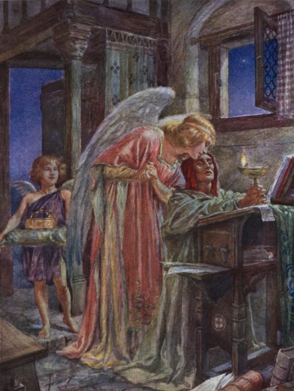 Cena do rabino Ben Ezra por Robert Browning de Bernard Partridge