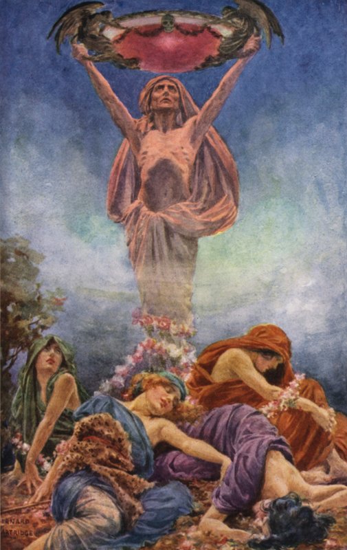 Cena do rabino Ben Ezra por Robert Browning de Bernard Partridge