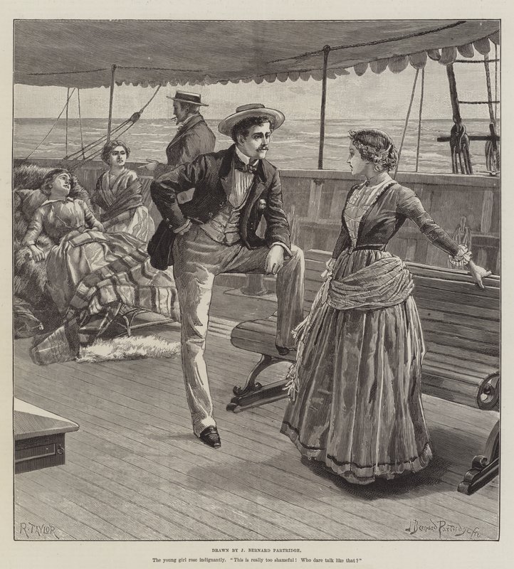 A Cruzada do Excelsior, de Bret Harte de Bernard Partridge