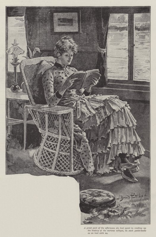As estranhas aventuras de uma casa-barco, por William Black de Bernard Partridge