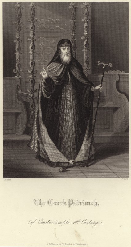O patriarca grego de Bernard Picart