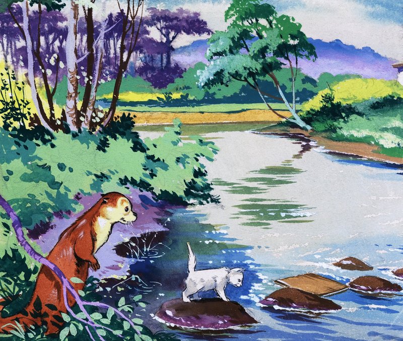 Lontra de cauda fina de Bert Felstead