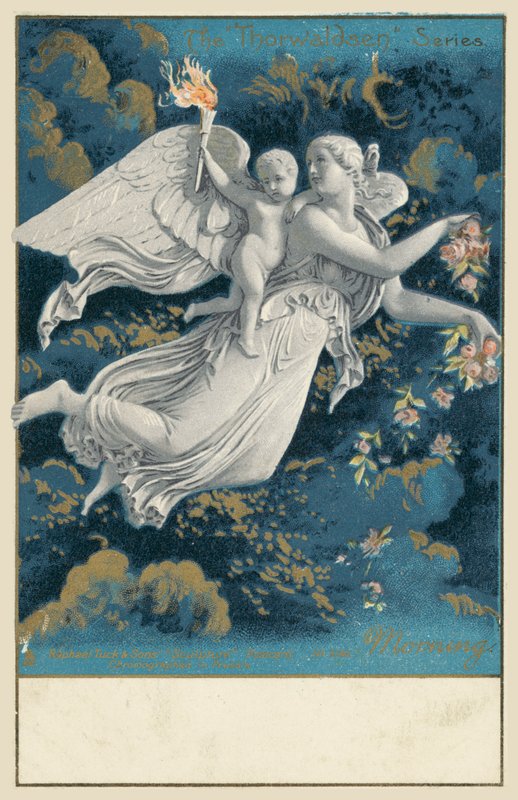 Manhã (cor litho) de Bertel (after) Thorvaldsen