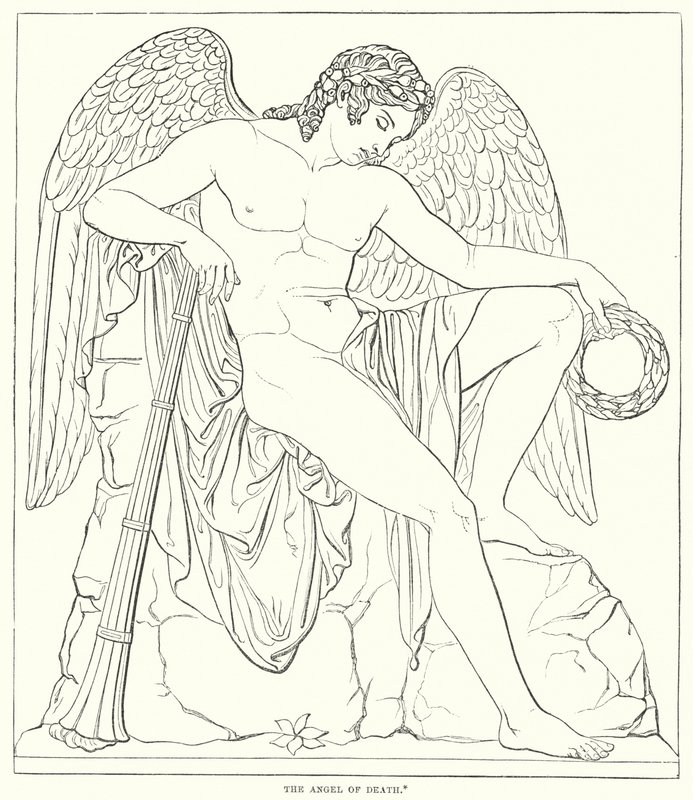 O anjo da morte de Bertel after Thorvaldsen