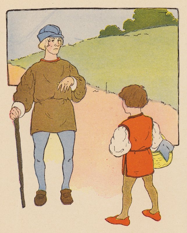 Canção infantil: Bandy Legs (litografia a cores) de Blanche Fisher Wright
