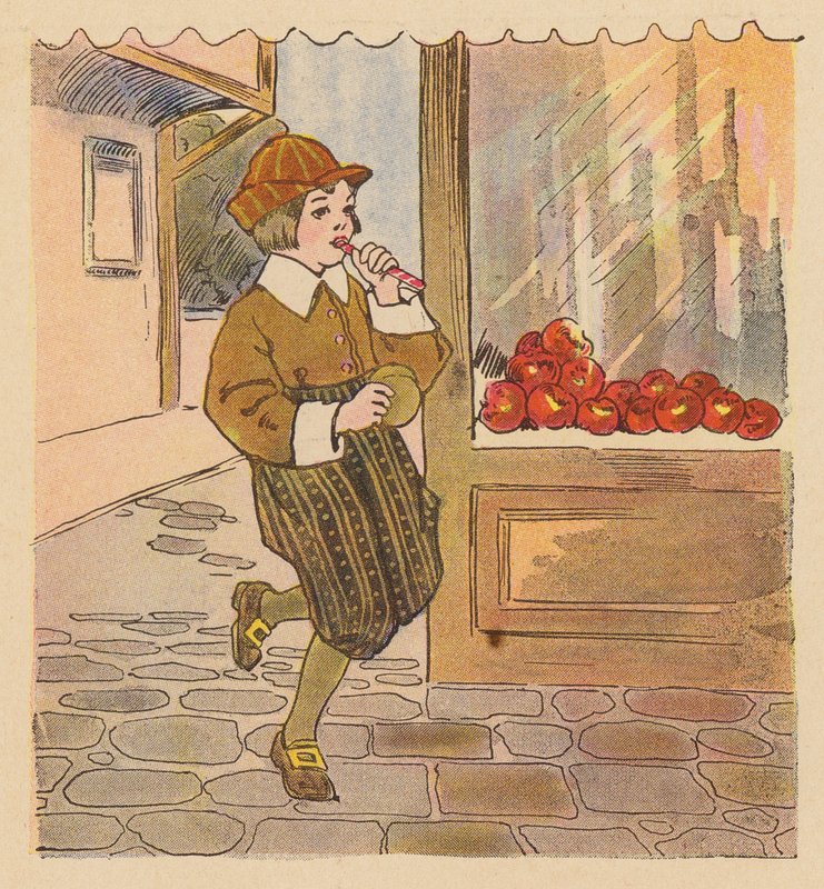 Rima infantil: Handy Pandy (litografia a cores) de Blanche Fisher Wright