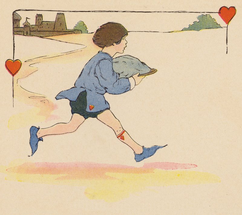 Canção infantil: Peter Piper (litografia a cores) de Blanche Fisher Wright