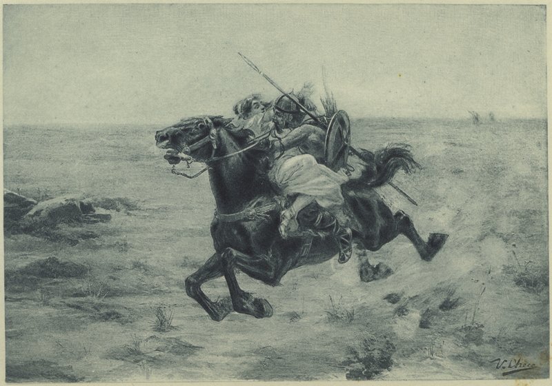 O rapto (fotogravura) de Bramtott