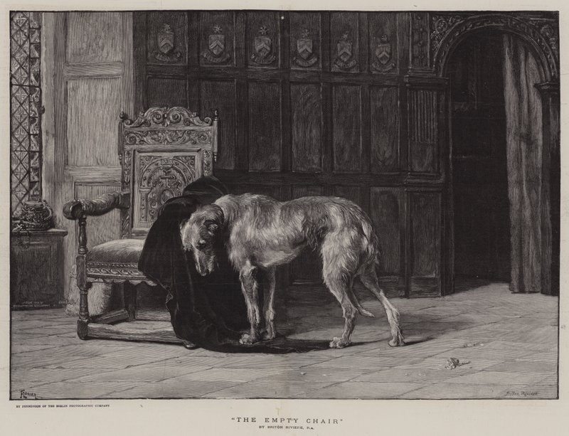 A cadeira vazia de Briton Riviere