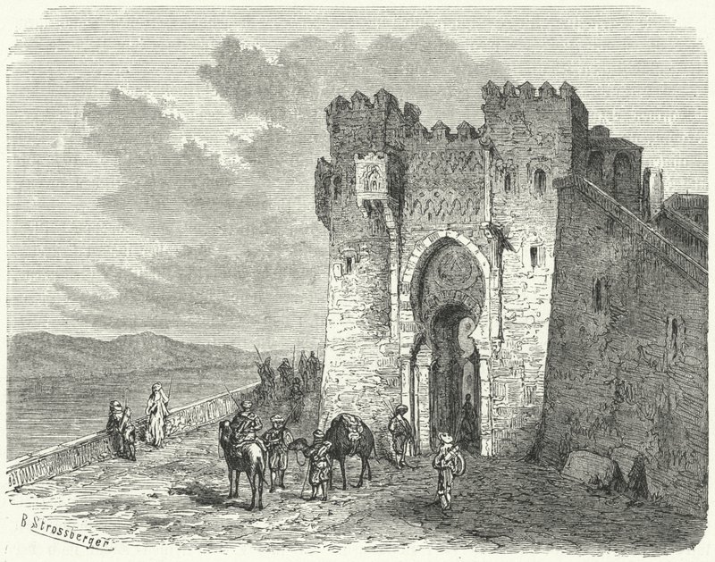 A Puerta del Sol em Toledo de Bruno Heinrich Strassberger
