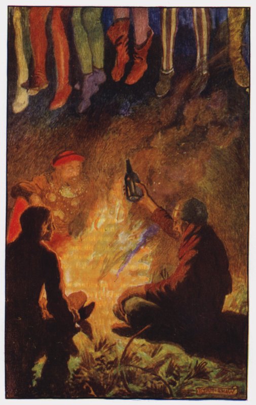Ilustração para The Cloister and The Hearth de Charles Reade (cor litho) de Byam (after) Shaw