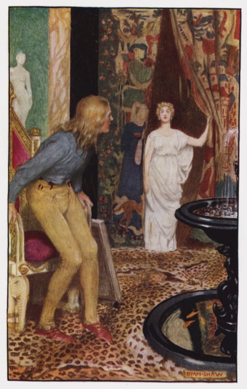 Ilustração para The Cloister and The Hearth de Charles Reade (cor litho) de Byam (after) Shaw