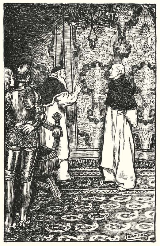 Ilustração para The Cloister and The Hearth de Charles Reade (litho) de Byam (after) Shaw